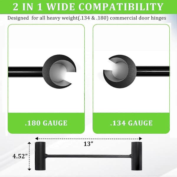 [RM] Door Hinge Adjustment Tool, Heavy Duty .134 & .180 Hinge Bending Tool, Door Hinge Tool, 2