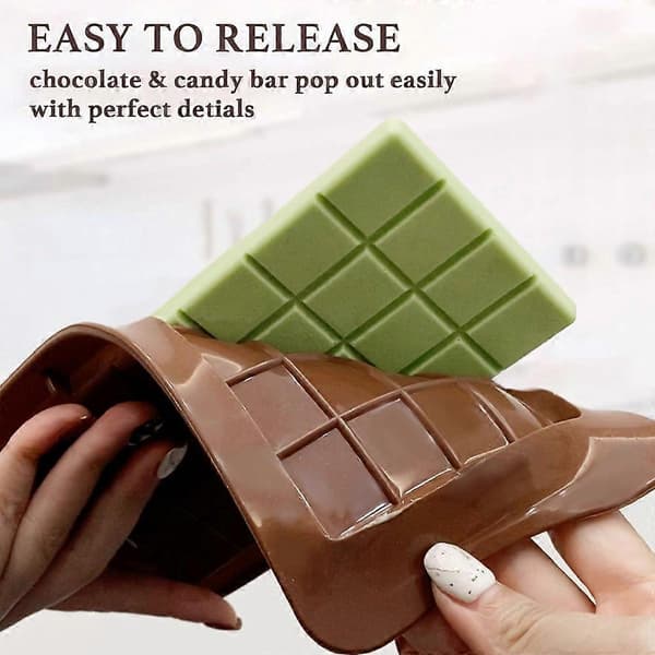 Sjokolade Silikon Dessertform-24*2 rutenett-2 stk