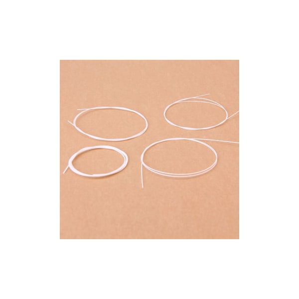 4 st Nylon Ukulele Strängset Vit
