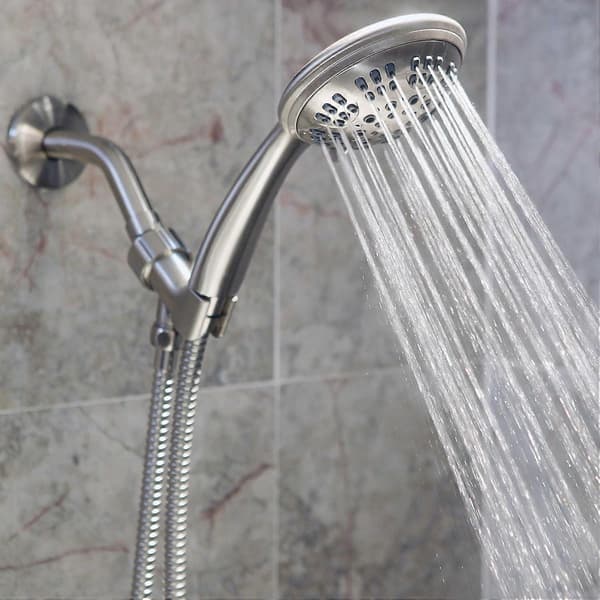[RM]6-function handheld shower head kit - High pressure, swivel handheld shower head WU