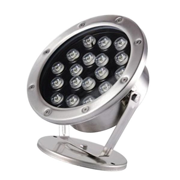 18W LED Flood Light Utomhus Undervattens Spot Dammlampa RGB