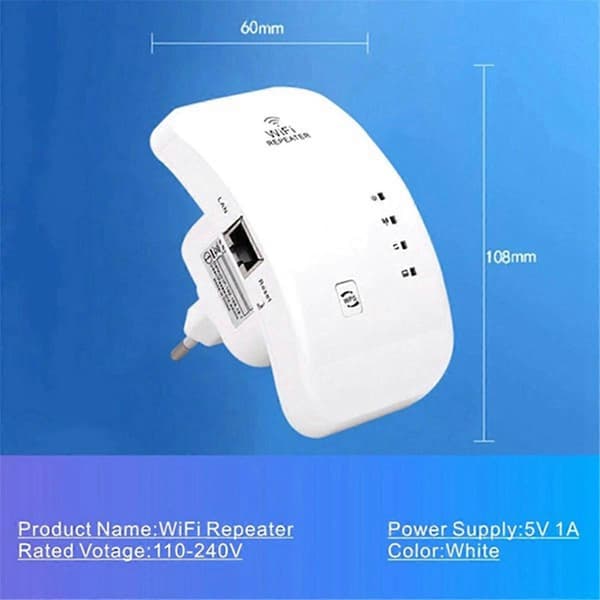 [RM]WiFi Repeater Extender 300M 2.4G Wi-Fi Booster Access Point EU Plug