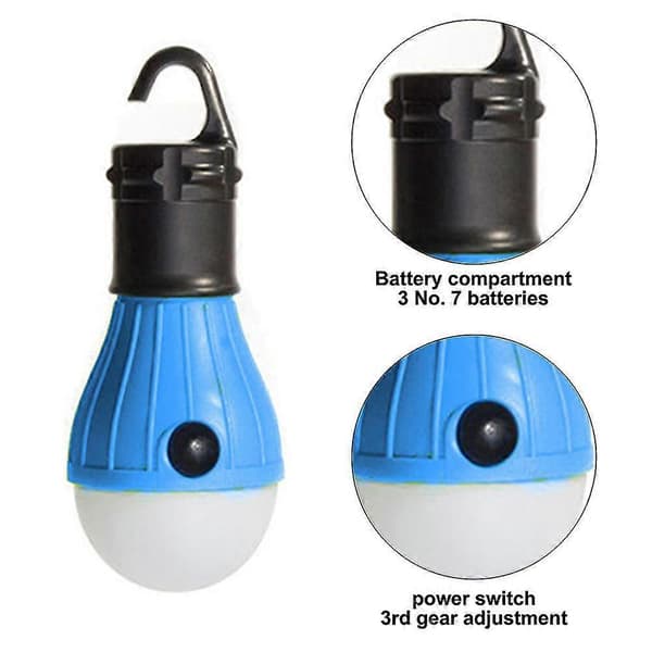 [RM]Campingtältlykta Glödlampa Campingutrustning För Camping Vandring Backpacking
