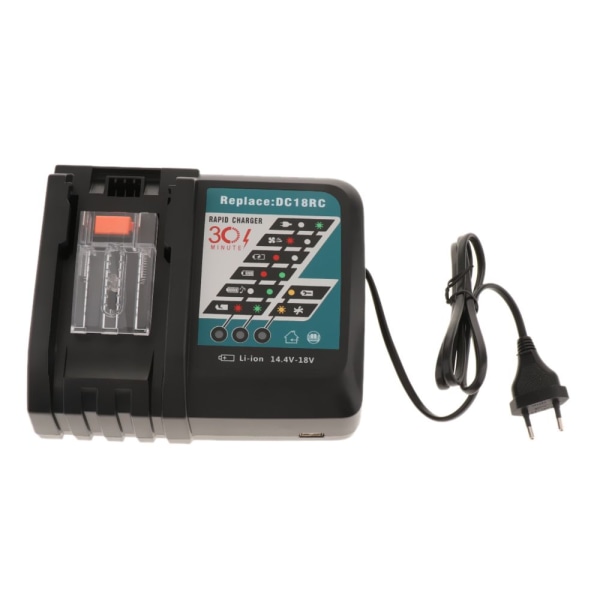 dc18rc li-jon batteriladdare för 14.4v-18v litiumjonbatteri