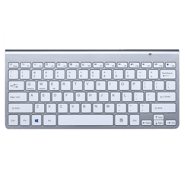 2.4g vattentätt trådlöst tangentbord/mus för PC laptop silver