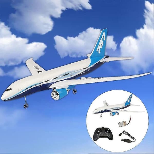 [RM]DIY EPP Fjernstyret Fly RC Drone 787 Fastvinget Flysæt Legetøj One Battery