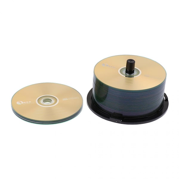 50-pack 52x Cd-r Inspelningsbara Tomma Skivor Cd-skivor 700m/80min För Ljud Video