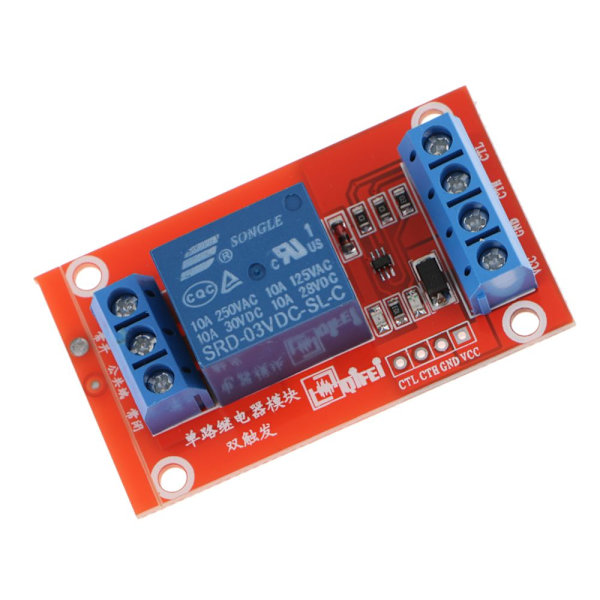 3 Delar 1V 1 Relä Kort Modul Optokopplare Modul för Arduino ARMOIN ARM
