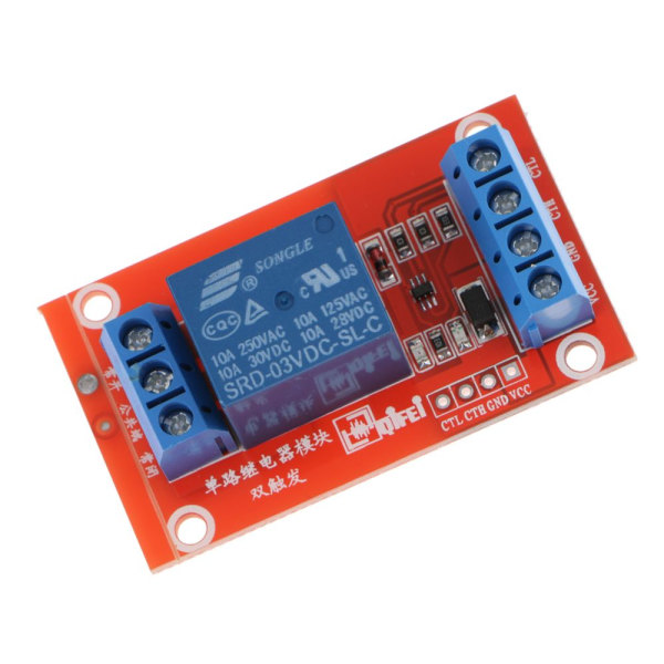 3 Stycken 1V 1 Relä Kort Modul Optokopplare Modul För Arduino PIC ARM