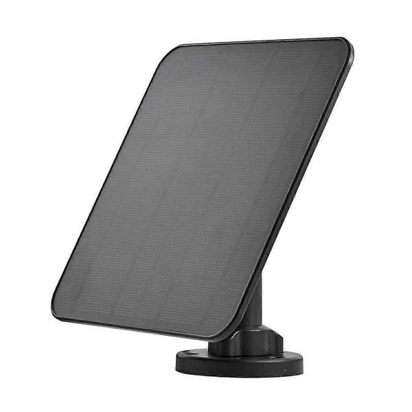 5V 5W solpanel med kabelkamera solpaneloplader 360 justerbar montering til, ring