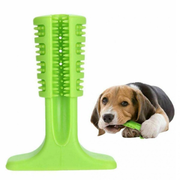 2-4st Hundleksaker Valp Molar Teeth Cleaner Stick Hundträning S+L-grön S-blå