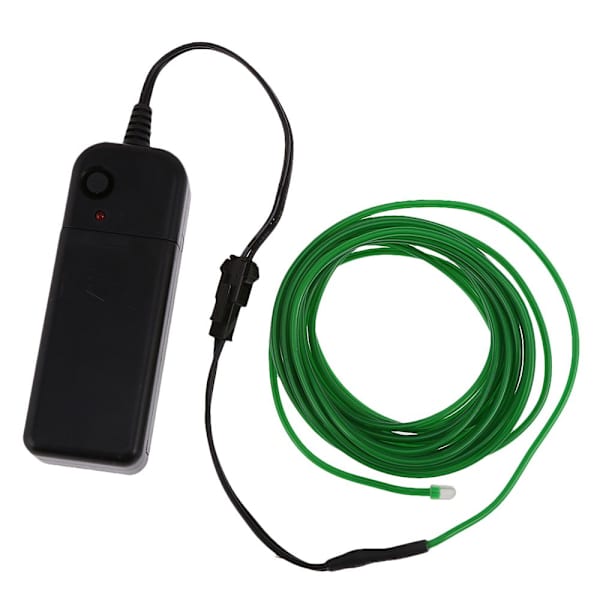 Luminescent Luminescent LED-lampor Armatur El Wire Slinga 5 Meter Grön