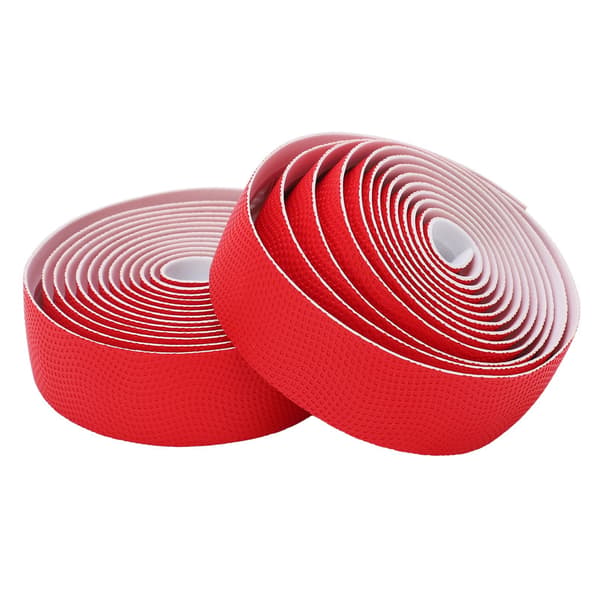 [RM]Bicycle PU Leather Handlebar Tape with Wave Pattern - Red (LGL)