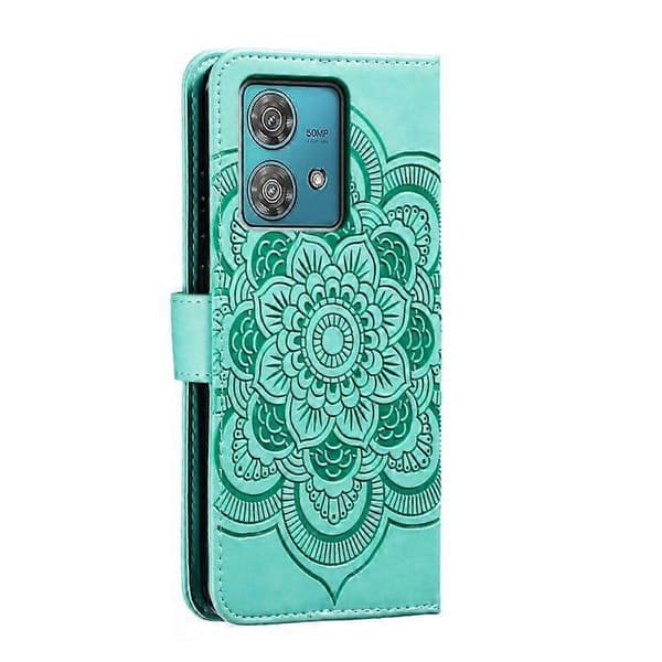 Läderfodral för Motorola Edge 40 Neo Green