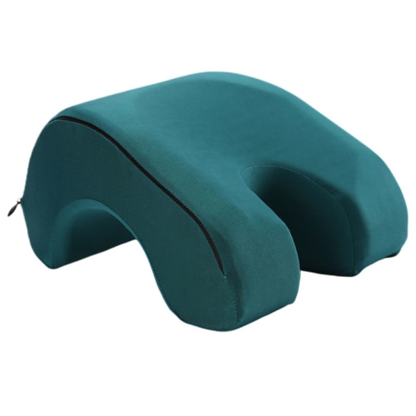Skrivbordskudde i Memory Foam, Kudde med Nest-mönster för Skrivbord, Grön