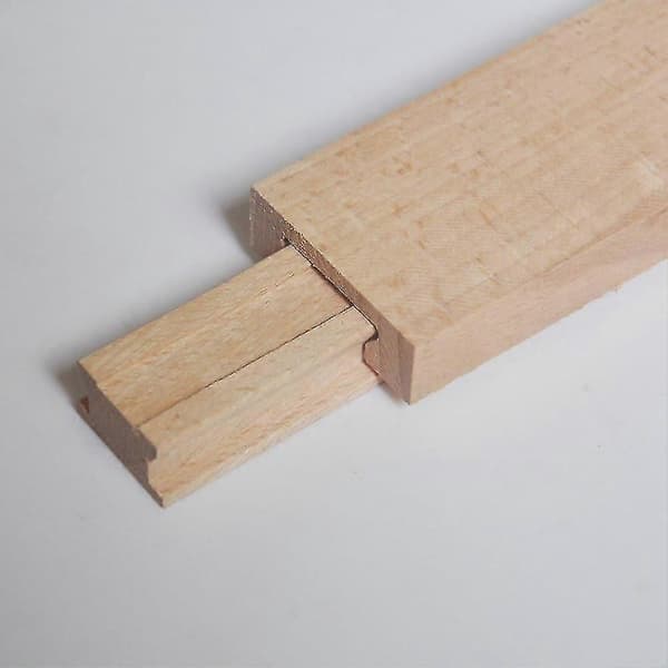Træskuffeskinner 40 cm Klassisk Træ Centerstyreskinne (15-3/4')