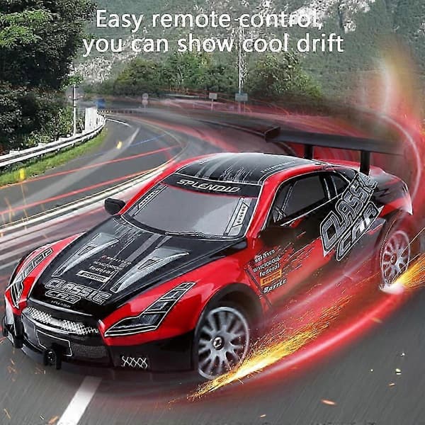[RM]1:20 4WD Drift 2.4G Fjärrkontroll Racingbil Modell med Ljus Barnleksak
