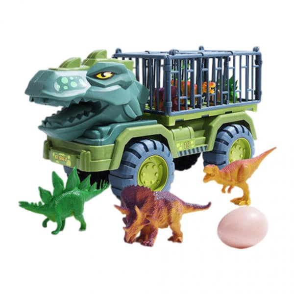 Leksakstransport Bil Dinosaurier Transporter Lastbil Barn