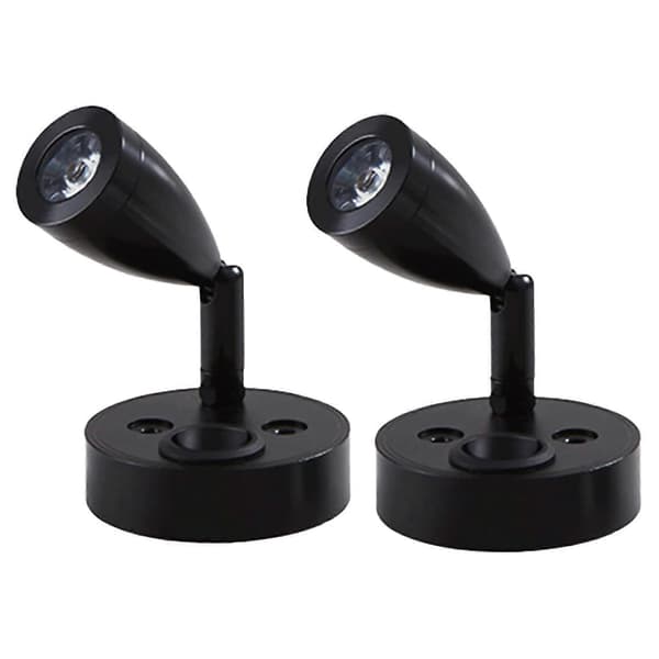 [RM]2 Pieces LED Reading Lights Spotlight 12V Dimmable Switch Wall Bedside Lamp Interior Lamp RV 6000K White for RV