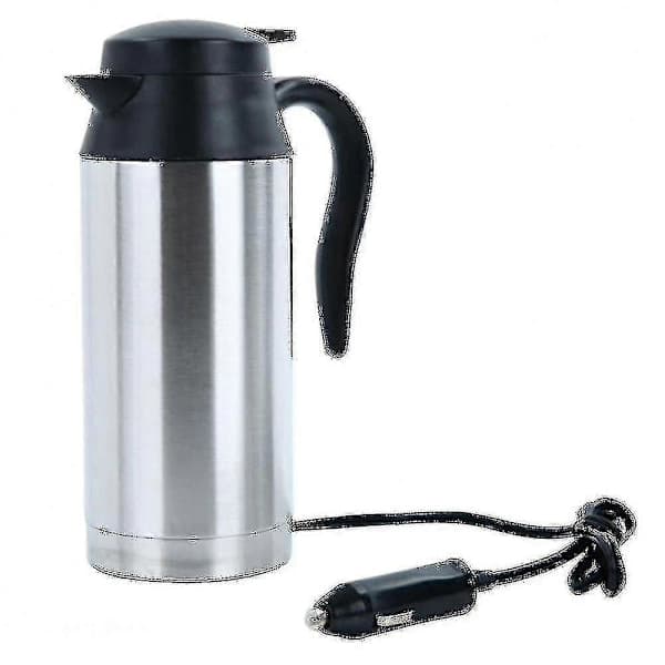 Elektrisk vannkoker 750ml 12v Bil Lastebil Reise Camping Utendørs 120w