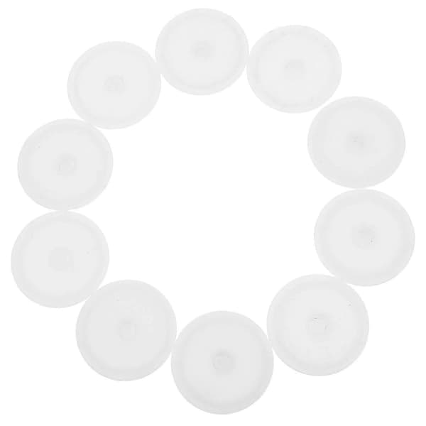 Lommefnullerfjerner Genanvendelig Fnullerfjerner Rund Form 4.00X4.00X0.80CM 10 Stk. White 4.00X4.00X0.80CM