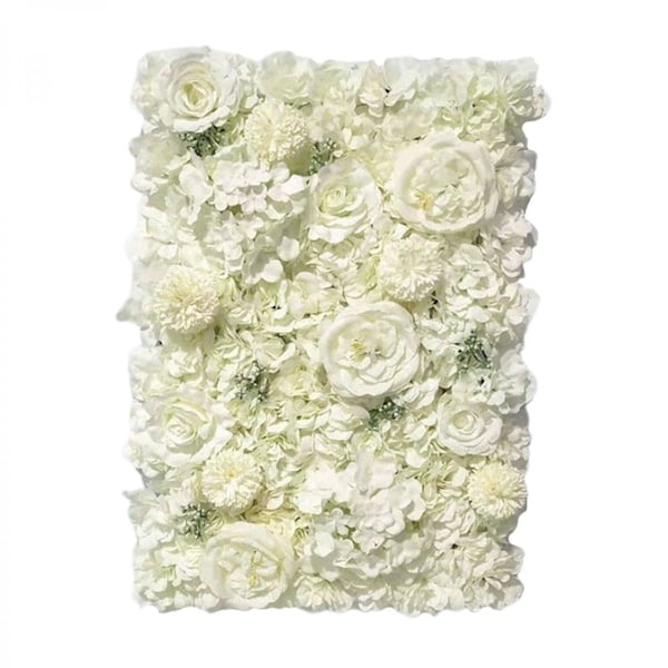 Konstgjorda Silkeblommor Väggpanel Bröllopsfest Lila Blommig Dekor