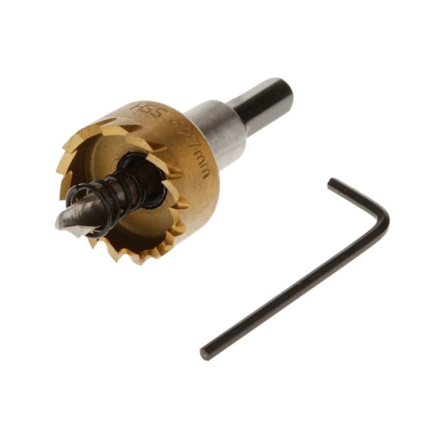27 mm HSS Hög Borr Rostfritt Stål Borr Såg Multi-Bit Skärverktyg