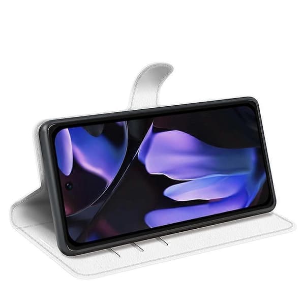 [RM] Litsi-nahkainen puhelinkotelo Google Pixel 9a -puhelimelle White For Google Pixel 9a