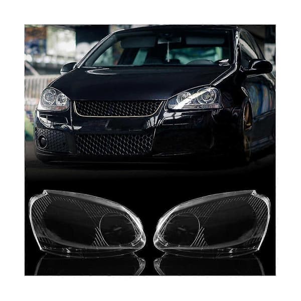 Frontlykt Lampehus Frontlykt Lampeglass Deksel Bil For Golf 5 Mk5 05-09