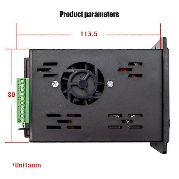 [RM]220V Single-Phase Input Three-Phase Output Motor Driver Frequency Converter with Four-Digit Digital