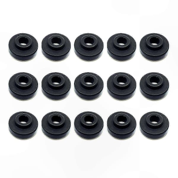 15 st ventilkåpsbulttätningar kompatibla med E46 E39 E36 E60 modeller M54B30 motorkomponenter reservdelar black