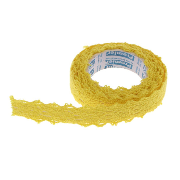 2 meter 15mm Självhäftande Washi Tejp Kant Bröllop Rosaröd Tyg