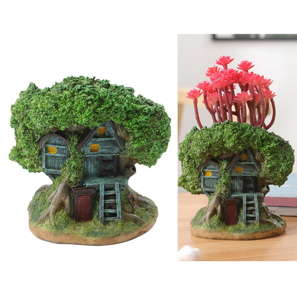 Sukulentkrukor Gröna Hartskrukor Blomkrukor Sukulent Kaktus Planteringskärl med Dräneringshål Växthållare
