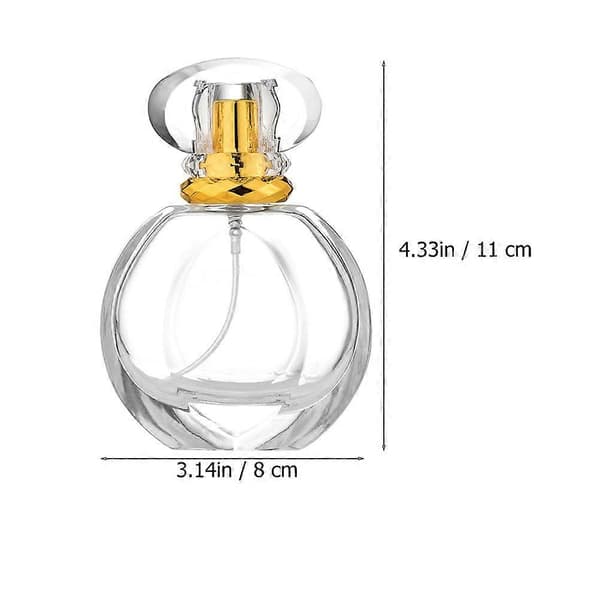 [RM]Transparent Parfume Flaske Glas Tom Flaske til Opbevaring Forstøver Spray