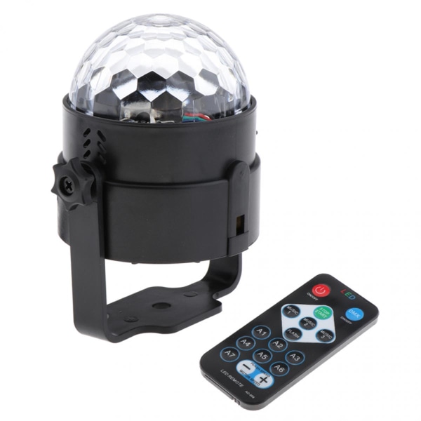 USB Disco Lights Crystal Magic Ball Lamp Effekter för Bar Nattklubb Bankett