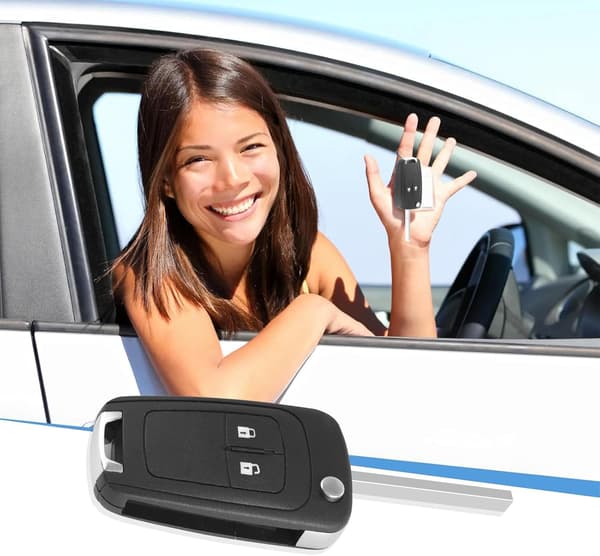 [RM] 2-button key shell compatible with Opel Astra Insignia Meriva Mokka Zafira
