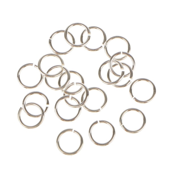 20st Superstarka Silver Metall Jump Rings Split Rings Connectors 5mm