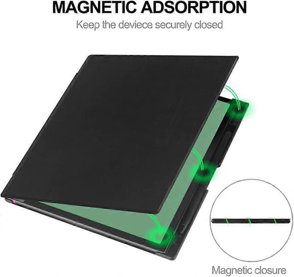 BOOX Note Air 4C/Note Air 3C Etui, Magnetisk Slim Beskyttelsesetui med Auto Sleep/Wake, Fuldstændig Beskyttelse, Sort BOOX Note Air 4C Sort