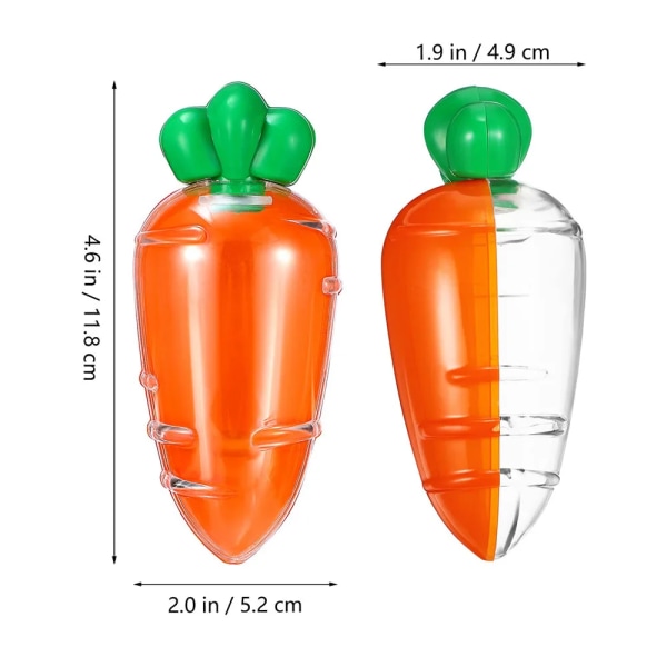 5 st/ set påskmorotsbehållare plastgodislåda morotsformad påfyllningsbar snacksbehållare Deep Sapphire