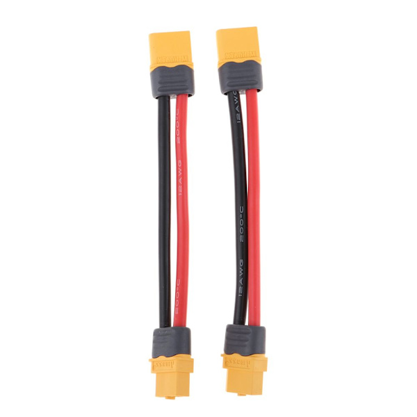 12AWG XT60 Hane till Hona Förlängningskabel för RC Batteriladdare 10cm