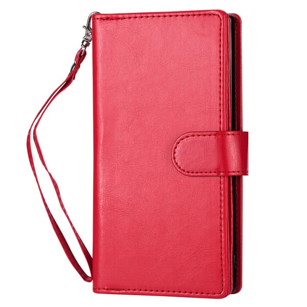 iPhone 12 - Praktisk Robust 9-Korts Pung Etui[RM] Svart