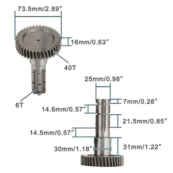 [RM][LCS]Motorcycle Engine Gearbox 200CC Outer Box Spindle Gear for ATV200 ATV 200 High New Access As Shown