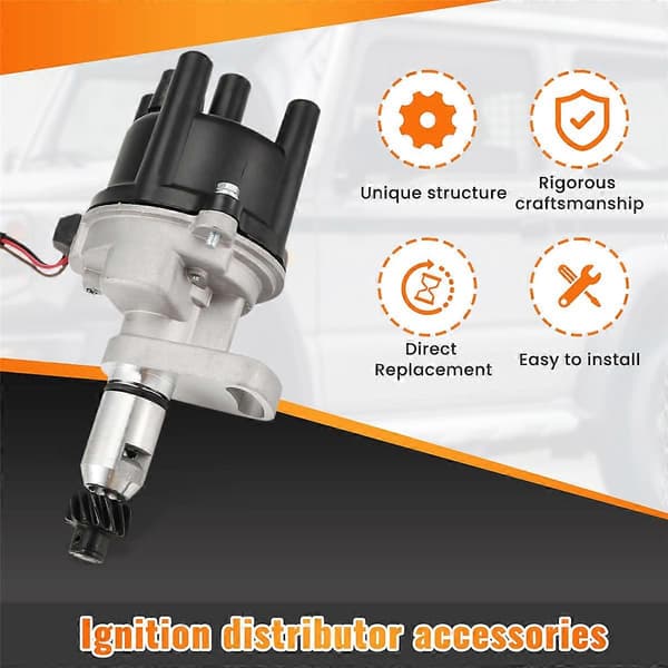 [RM]33100-80C10 229100-7180 Ignition Distributor for SUZUKI Samurai JimnyCJY Black & Silver