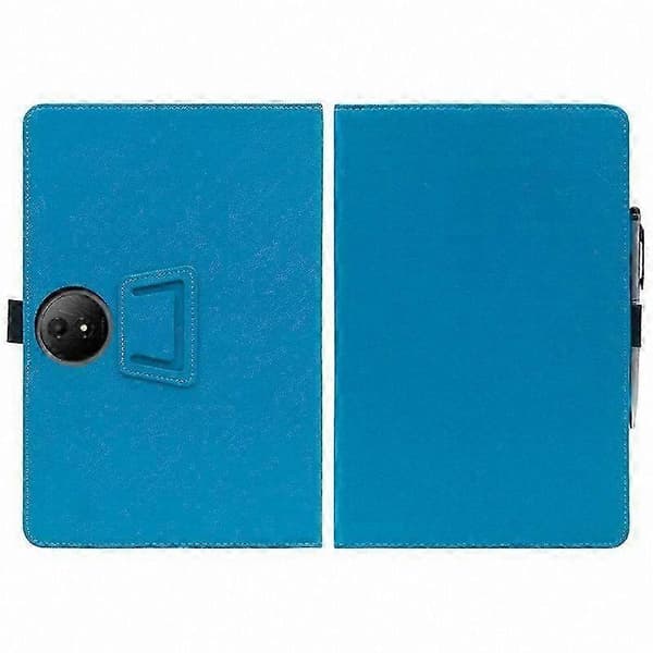 11,5-tommer læder tablet-etui med hudtekstur til Nxtpaper 11 Plus All-Inclusive Cover Protector Peacock Blue