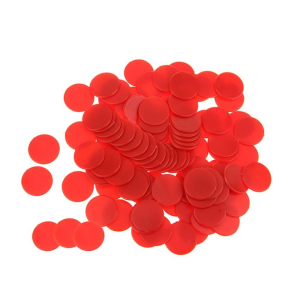 300x Brädspelsmarkörer Opaque Plast Tidely Winks Räknefärdighet Bingo Chips