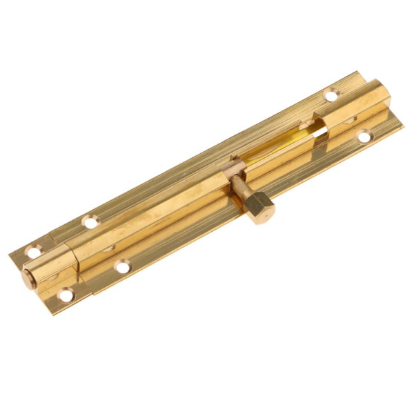 Dörrlås i mässing Låsregel Cylinder Hem Grind Säkerhet 11,2 cm