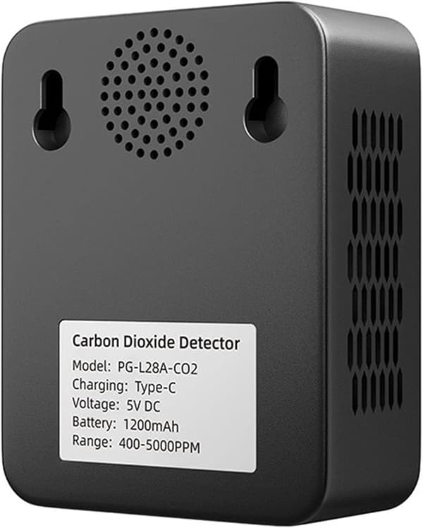 [RM] 5-i-1 Digital CO2-mätare, koldioxid, USB, luft, HCHO, Multifu