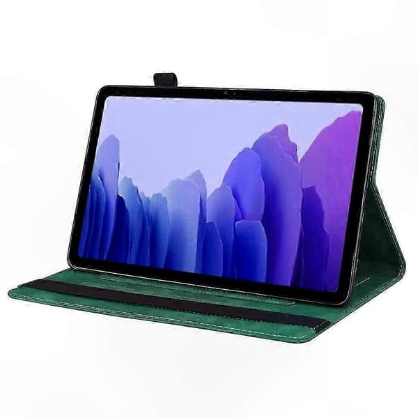 PU læder tablet cover med kortholder til 10,5-11 tommer enheder Green