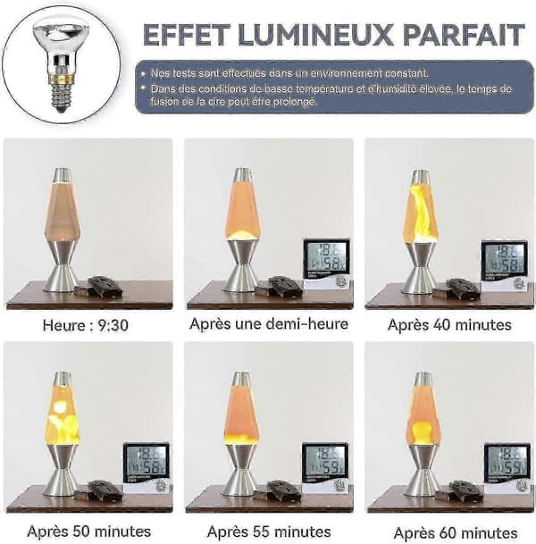 4-pack 25w varmvit reflektorlampa för XC - E14 liten Edison-skruv, idealisk för lavalampor