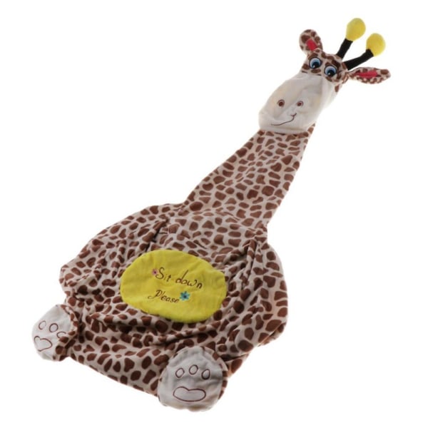 Tecknad djur Barnsits Cover Baby Bean Bag Cafe Giraffe (Sits)